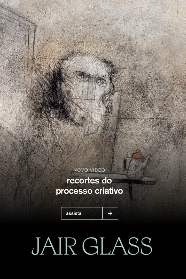 recortes do processo criativo de jair glass
