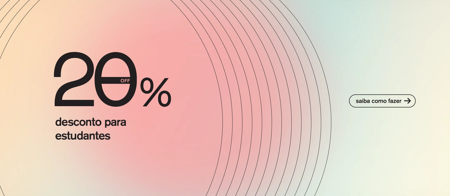 20% de desconto para estudantes